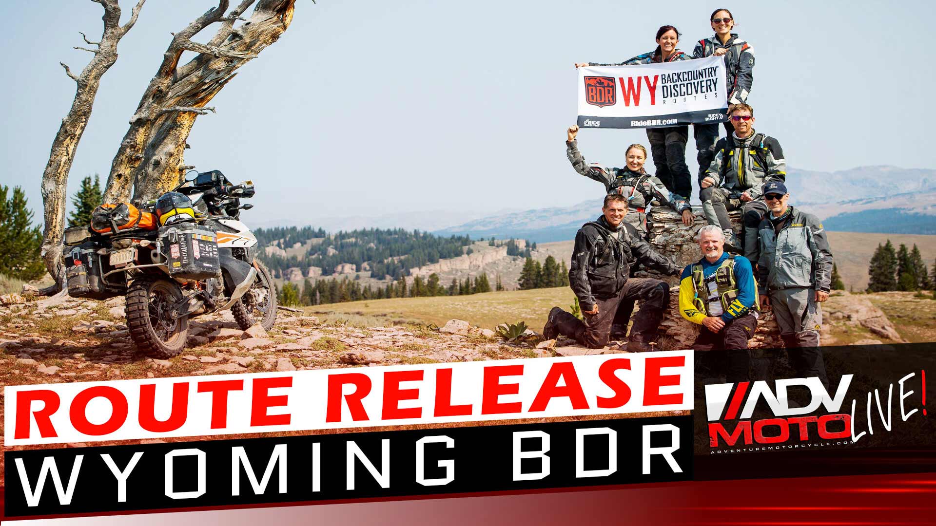 Adventure in Wyoming with the WYBDR Release! | ADVMoto Live! #31
