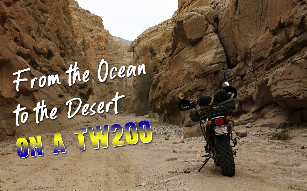 Anza Borrego TW200 Ride Full