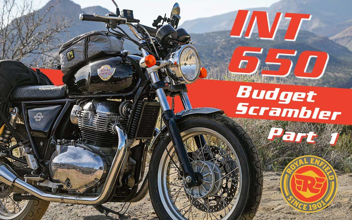 One Scrambled Royal Enfield INT 650, Please