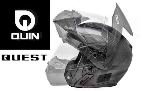 The Quest Helmet From Quin - Carbon, Modular, Smart