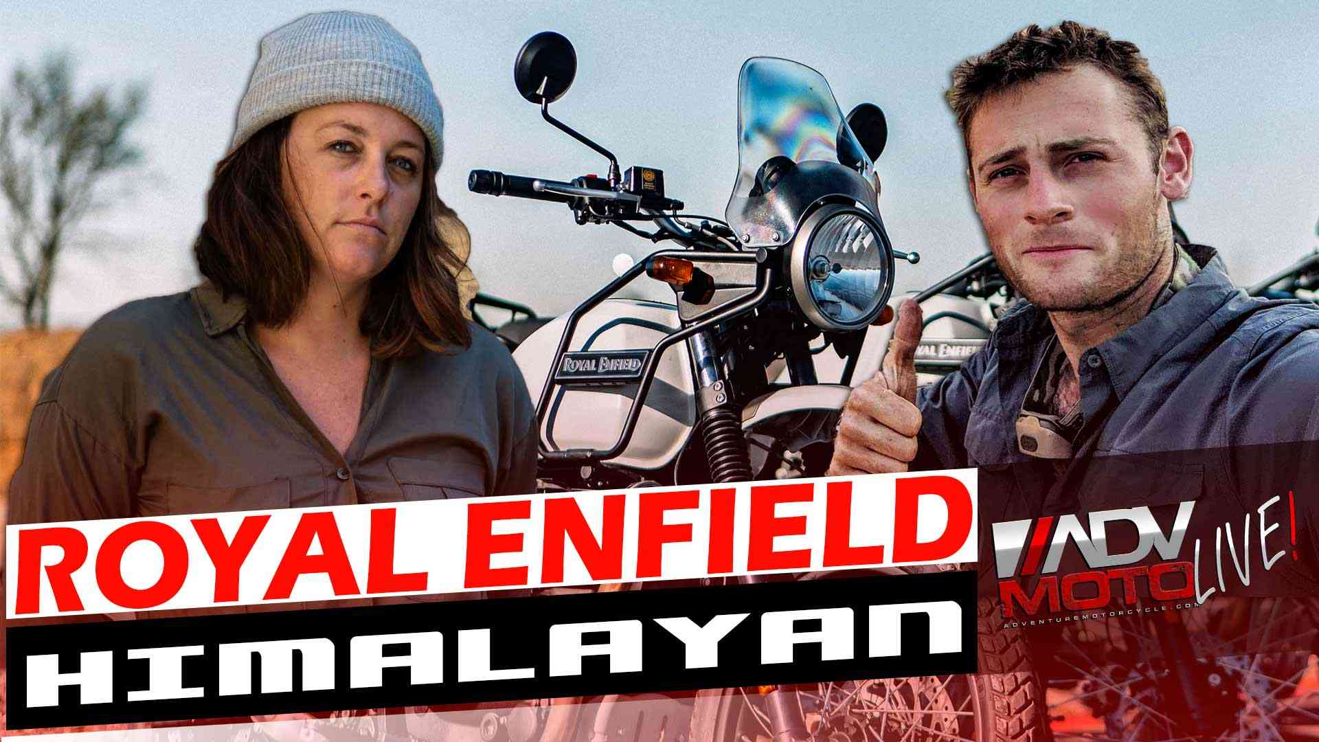 Royal Enfield’s Bree Poland with BritOnaBike About the 2021 Himalayan | ADVMoto Live! #10