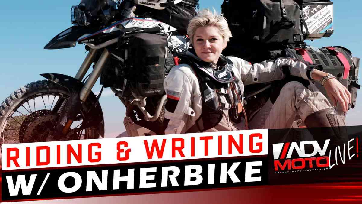 Making Money on the Road with Kinga @onherbike | ADVMoto Live! #27