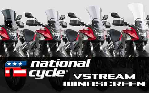 National Cycle Debuts New VStream Windscreens for CB500X