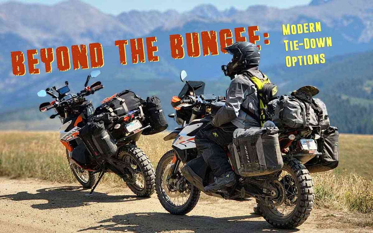 Motorcycle Luggage Strapping Options and Tips intro