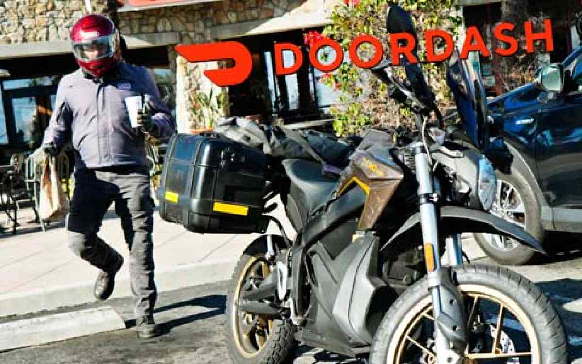 Electric DoorDashing with a Zero