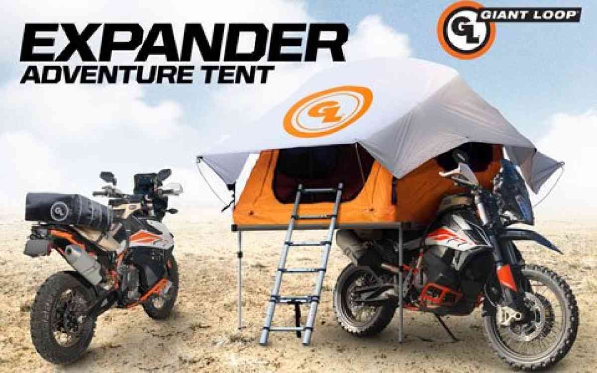 Giant Loop Introduces First Seat Top Tent for Adventure Motorcycles