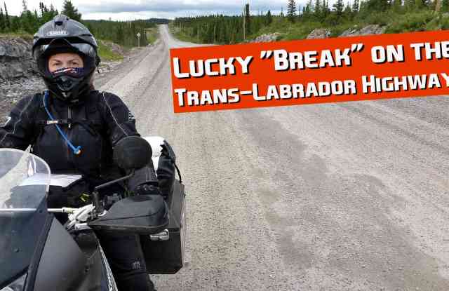 Lucky "Break" on the Trans-Labrador Highway intro