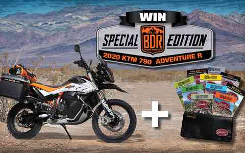 Backcountry Discovery Routes Announces 2020 KTM 790 Adventure R Giveaway